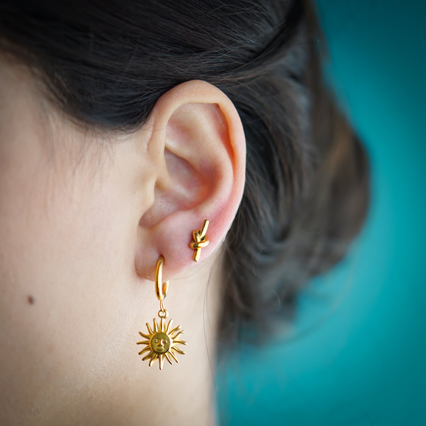 Golden Sun Earrings