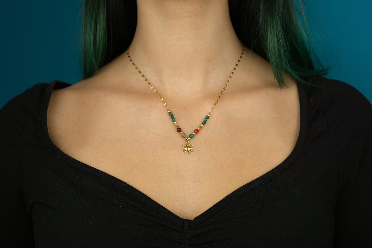 Golden Sun Necklace
