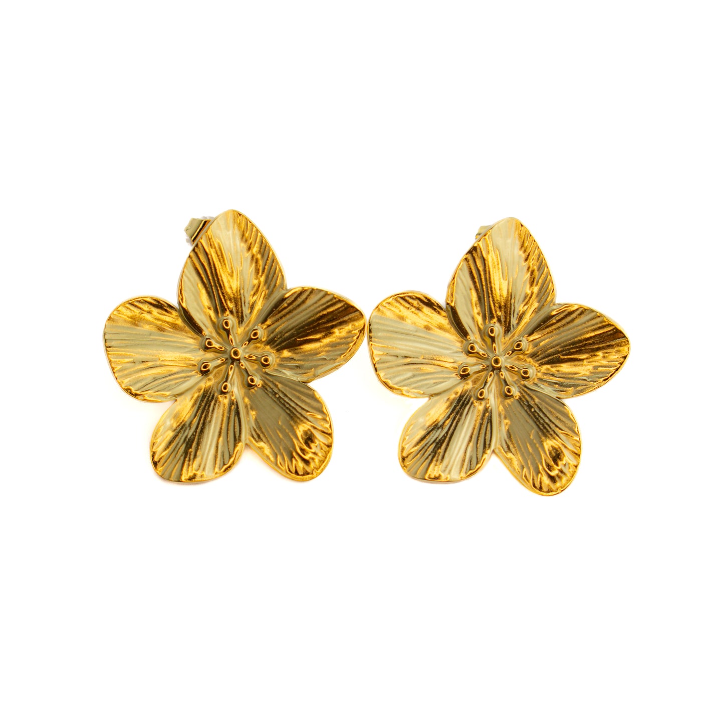 Golden Lily Earring