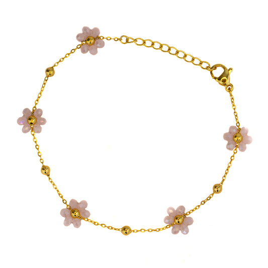 Pink Classic Daisy Bracelet