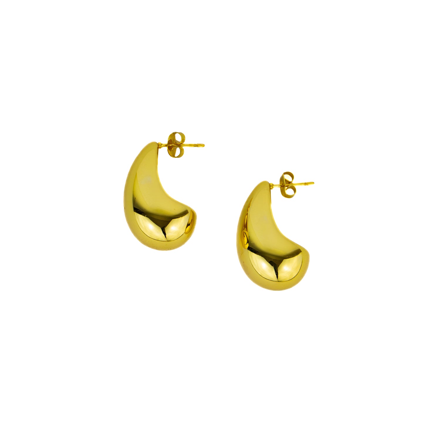 Maxi Curved Beans Earrings