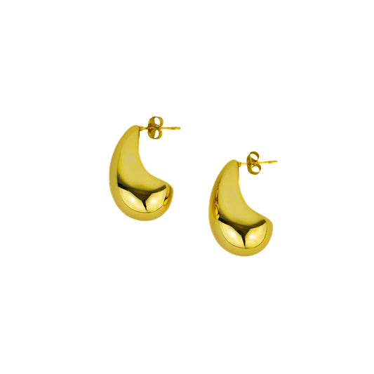 Maxi Curved Beans Earrings