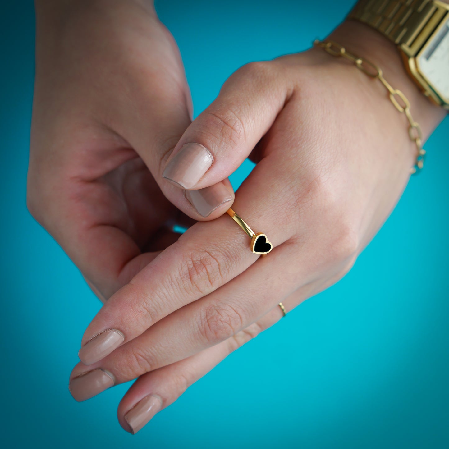 Black Heart Ring