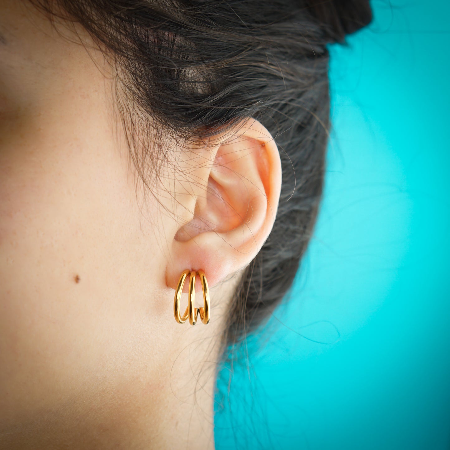 Triple essential Earring