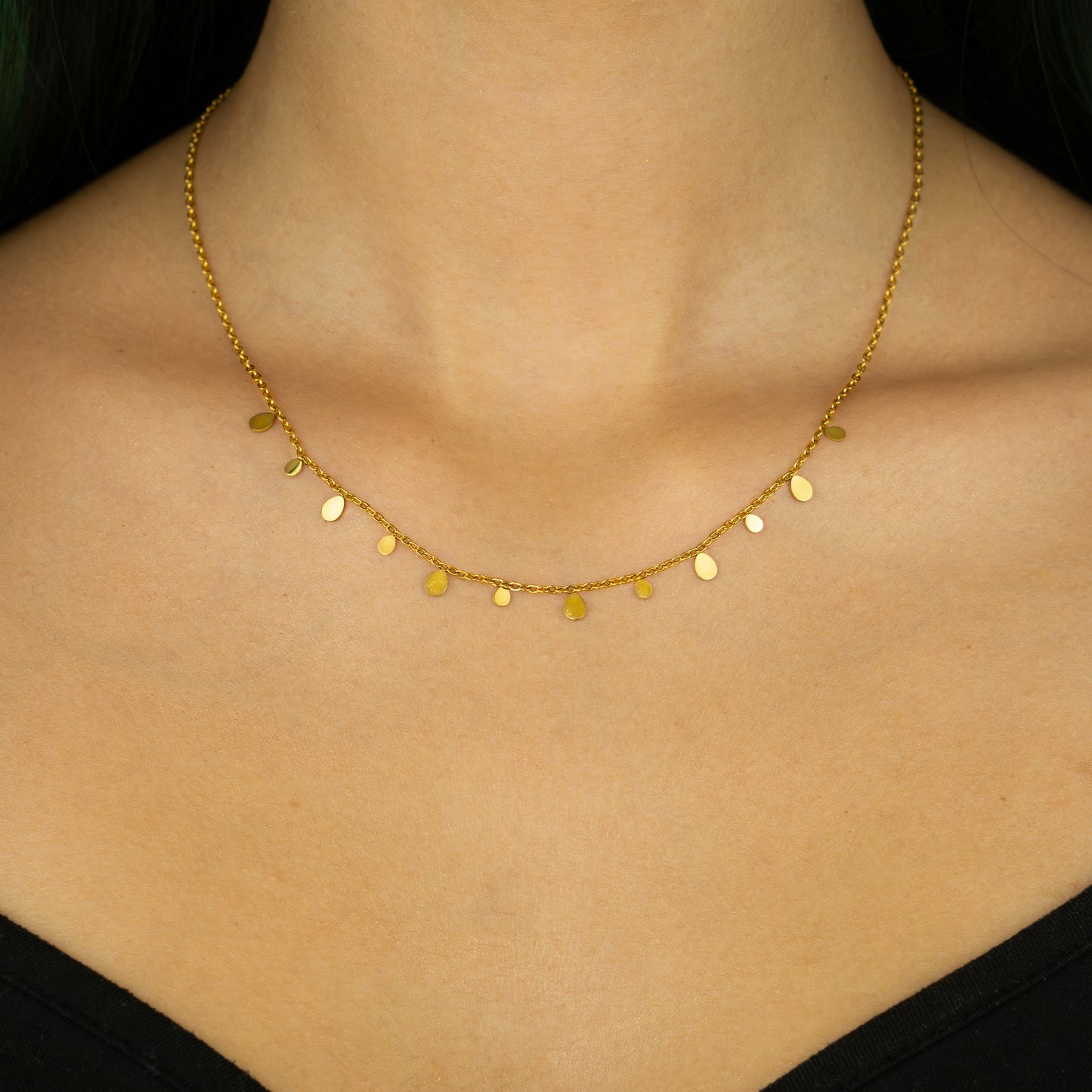 Golden Drops Necklace