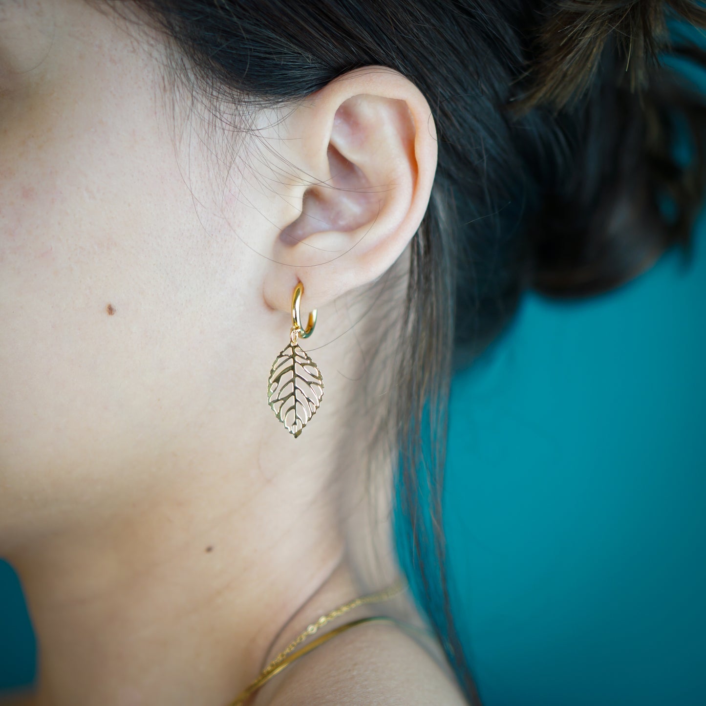 Golden Leaves Earrings