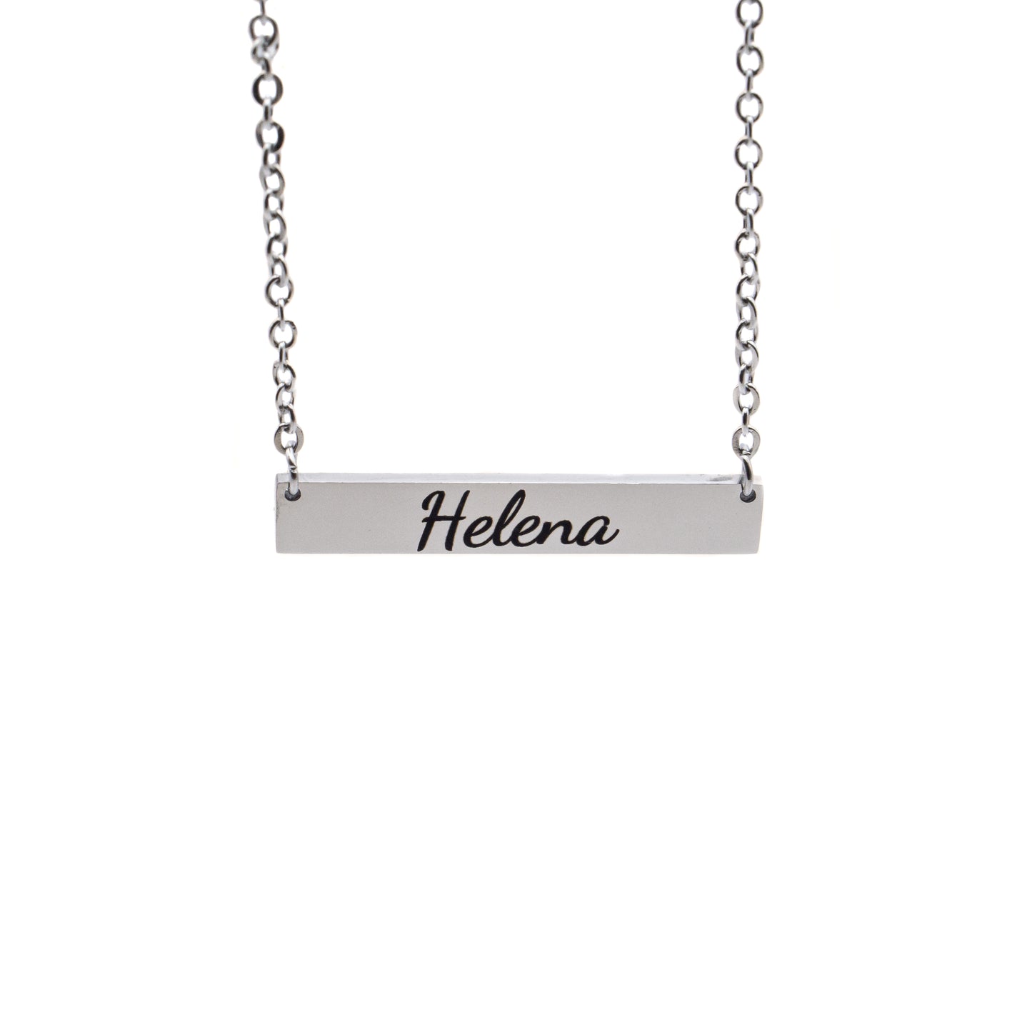 Name and Date Bar Necklace