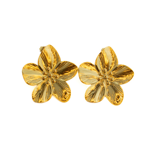 Golden Lily Earring