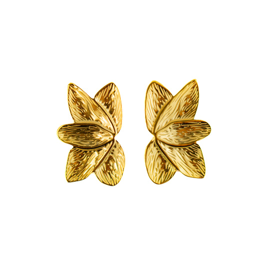 Gold Leaf Earrings