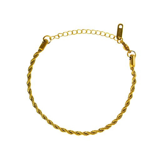 Gold Rope Bracelet